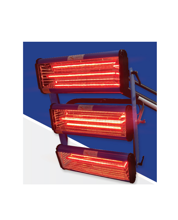 מנורת אינפרא אדום 3 שורות – תמונה 2